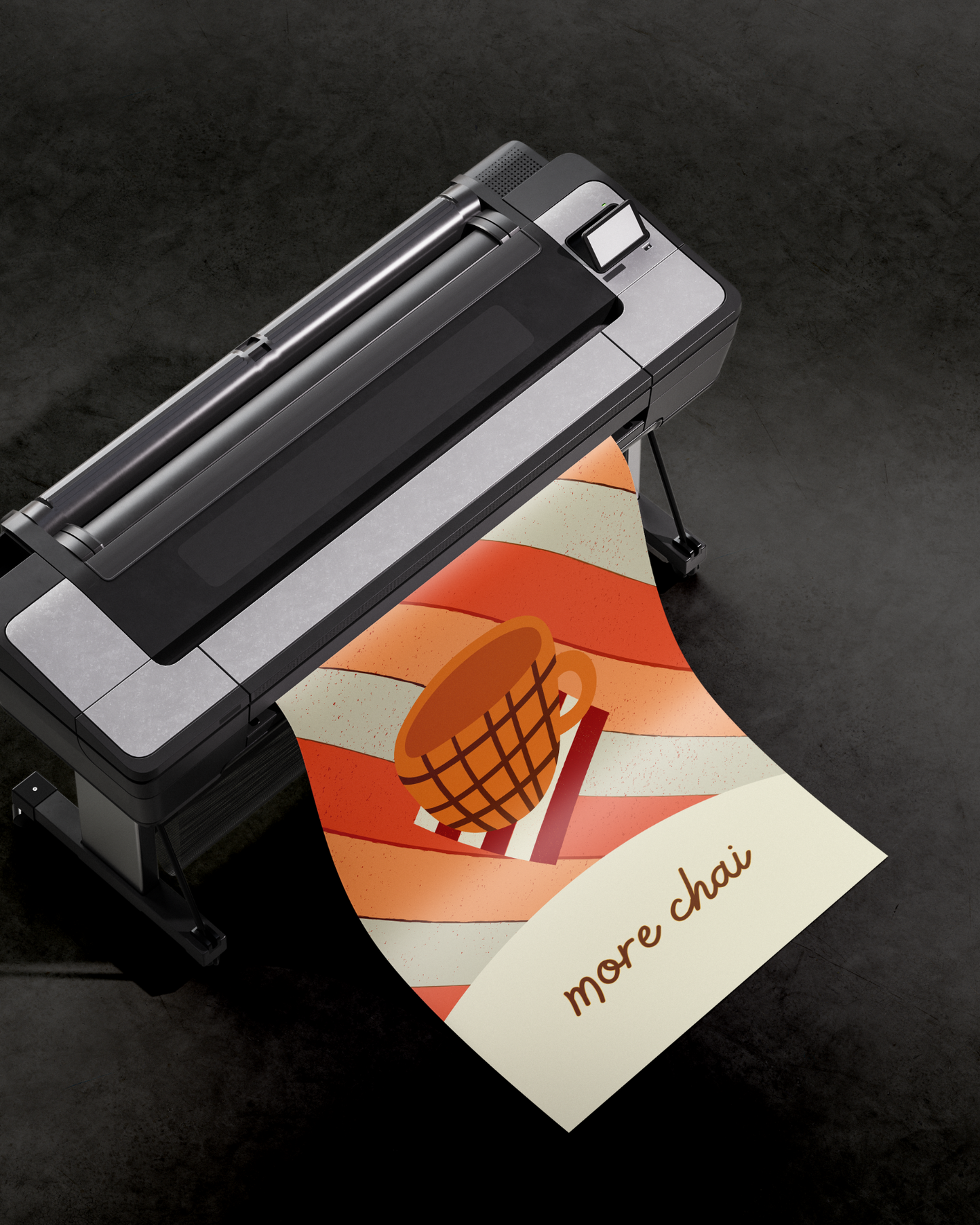More Chai – Retro Wall Art Poster