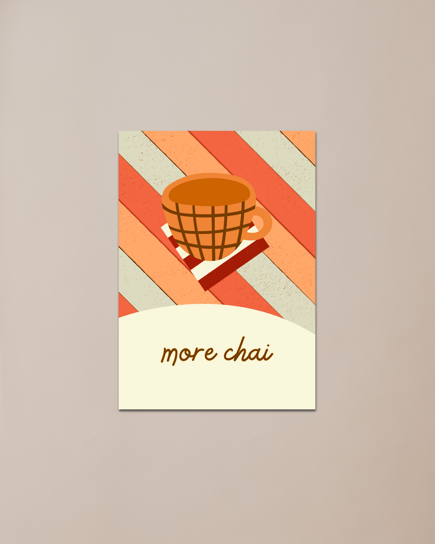 More Chai – Retro Wall Art Poster