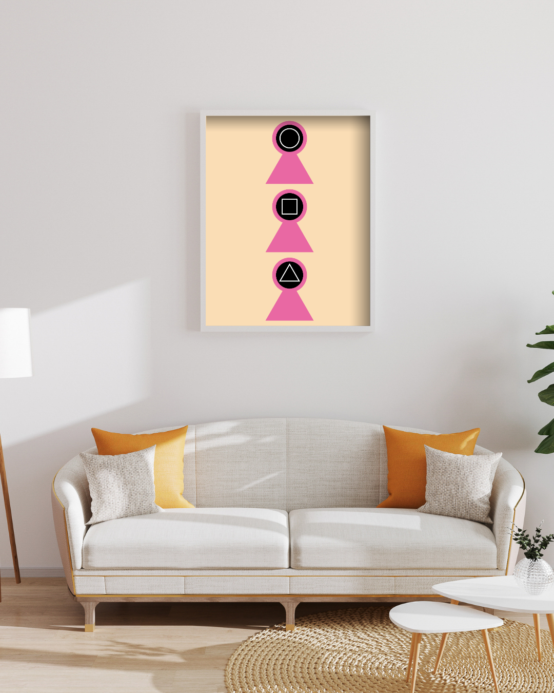 Gaming Emoji – A3 Framed Minimal Gamer Icon Poster | Fun Pop Culture Wall Art | Perfect for Game Rooms, Bedrooms & Creative Spaces