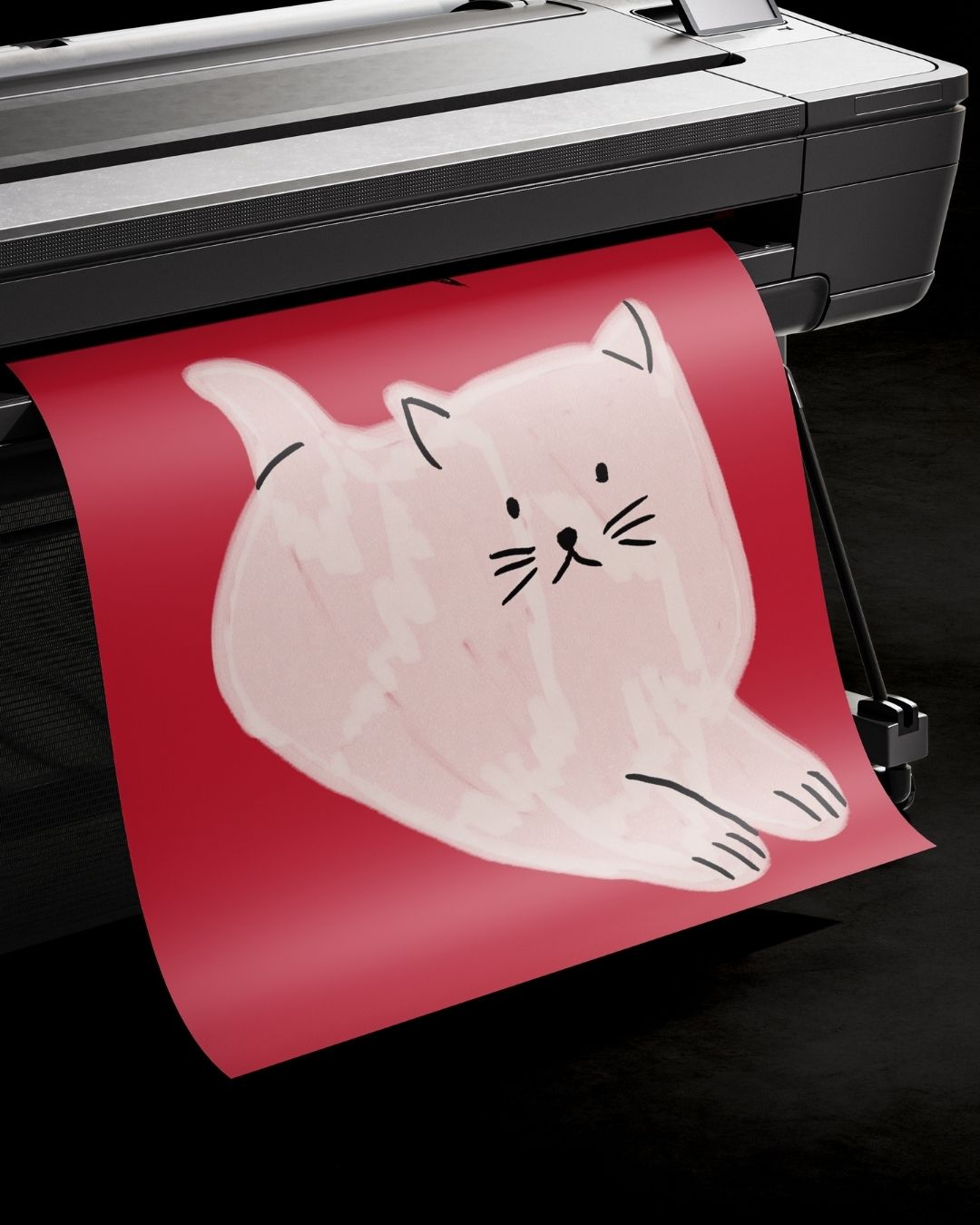 Dafaq You Lookin’ At? – A3 Framed Funny Cat Poster | Cute Mean Cat Illustration Wall Art | Quirky Pet Lover Decor for Home & Office